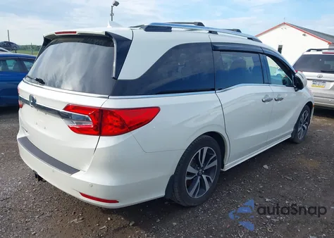 2018 Honda Odyssey Elite из США, поврежденный, VIN 5FNRL6H98JB045078